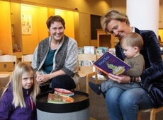 peuterleeshoek in de bib