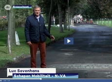 Schepen Luc Sevenhans en 'verkeersdrempels' in park