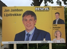 recycleerbare verkiezingsborden