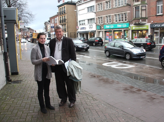 centrummanager Marie-Laure Koyen en schepen Tom Versompel centrummanager Marie-Laure Koyen en schepen Tom Versompel